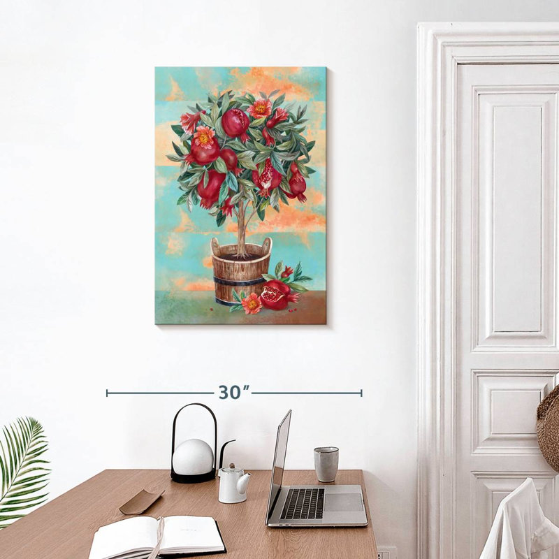 Harnek Pomegranate Tree, 30" H x 20" W