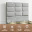 Velvet Upholstered Platform Bed with Headboard-114297178