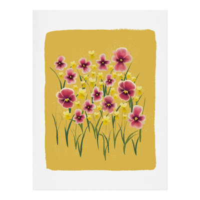 " Pansies " by Joy Lafome