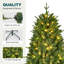 Arbre de Noël artificiel épinette pré-éclairé-1772441505