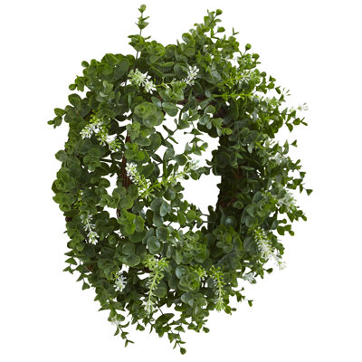Eucalyptus Double Ring Wreath with Twig Base