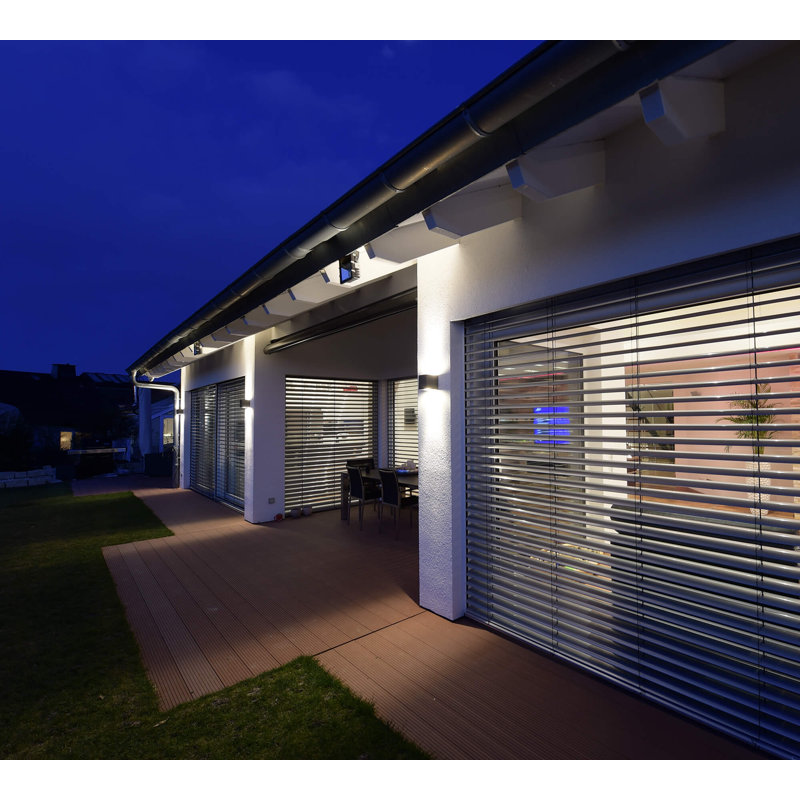 Cubodo 2 - Bulb Integrated LED Outdoor Flush Mount, Dark grey