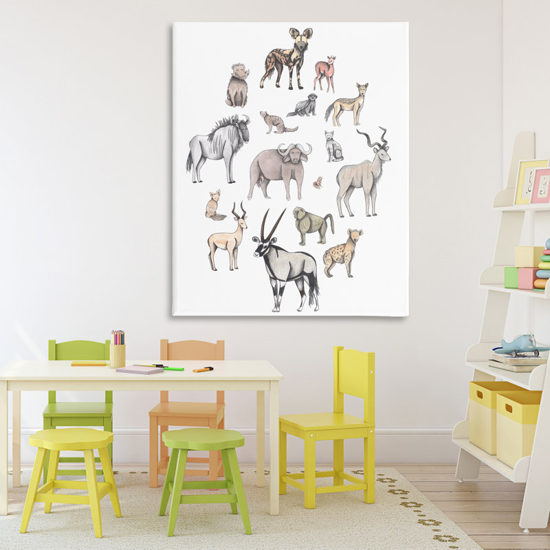 Simple Afrique, toile par Cecilia Battaini, H 48 po x l 36 po