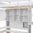 Twin Over Twin Loft Bed With Desk & Large Storage Stairs-1997054328