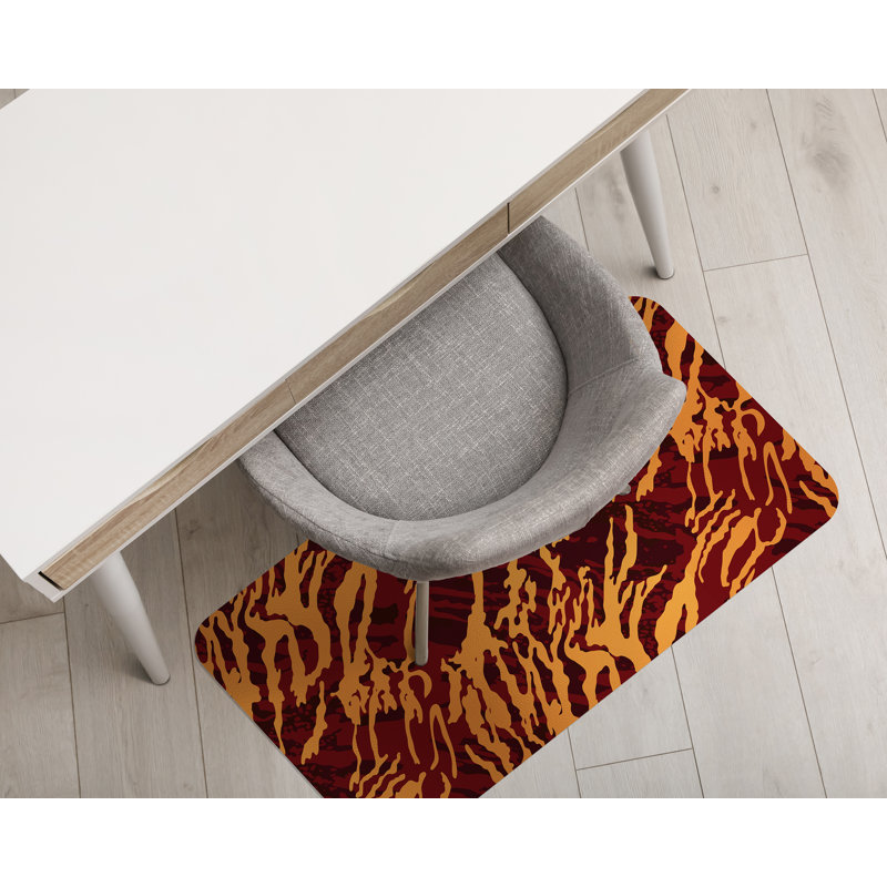 Navid Hard Floor Rectangular Chair Mat, 90 x 120cm