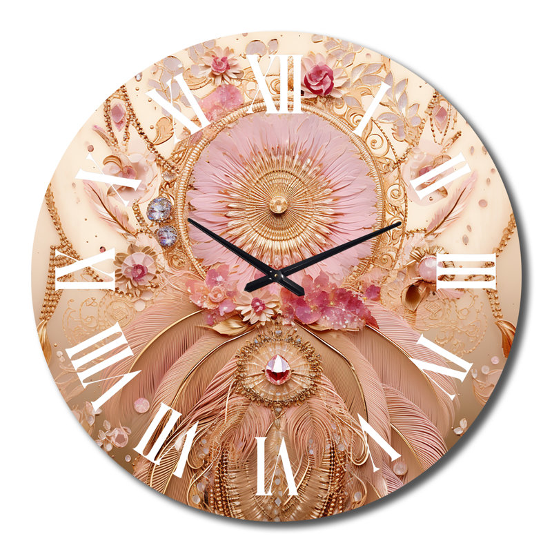Horloge murale Boho Glam, Très grand