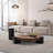 Kerween Atreu Modern Handmade Nesting Solid Wood Coffee Table, Round(Set of 2)