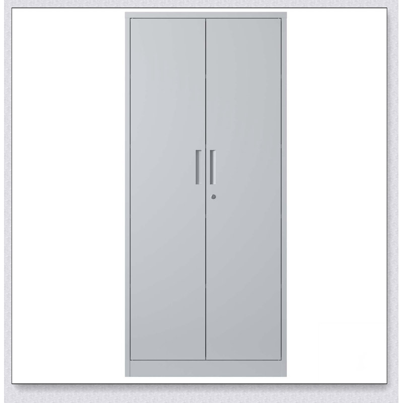 Armoire de rangement en métal 71 po, armoire à outils en acier verrouillable, Blanc
