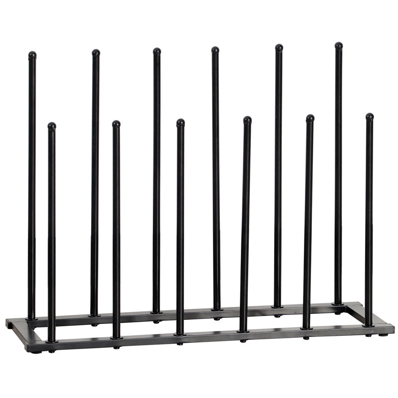 6 Pair Welly Walking Boot Stand Dryer Metal Shoe Rack Storage