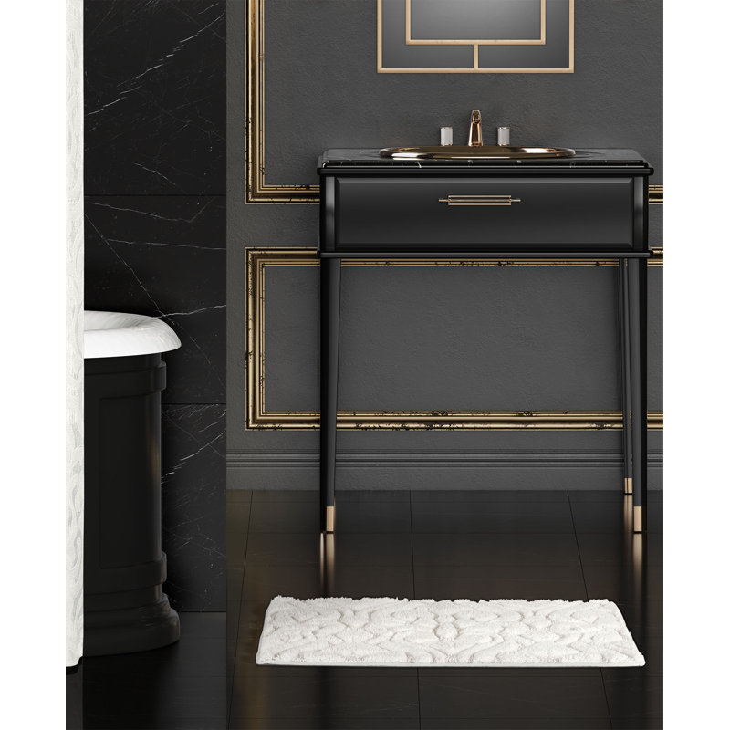 Lombardi - Rug Bath Rug, White