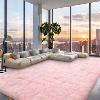 Silk-Cloud Series - Tapis élégant en velours de qualité supérieure, microfibre soyeuse ultra-lisse au toucher, antidérapant et sans poils pour la chambre à coucher