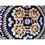 Oriental Area Rug in Navy Blue