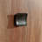Hutch With Hidden Storage, Brown Finish