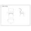 Chaise d'appoint Strine Modern