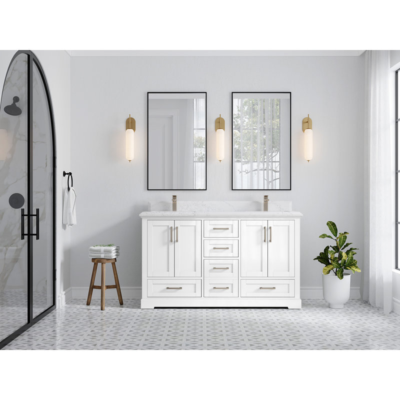 Ensemble de meuble-lavabo double 60 po Esin, Empira