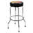 Emmanuel Upholstered Counter Stool with Steel Frame