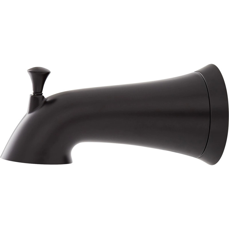 Provincetown Tub Spout with Diverter - Aged Brass, Aged Brass