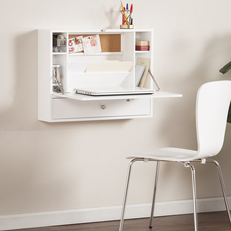 Camus Floating Desk, White