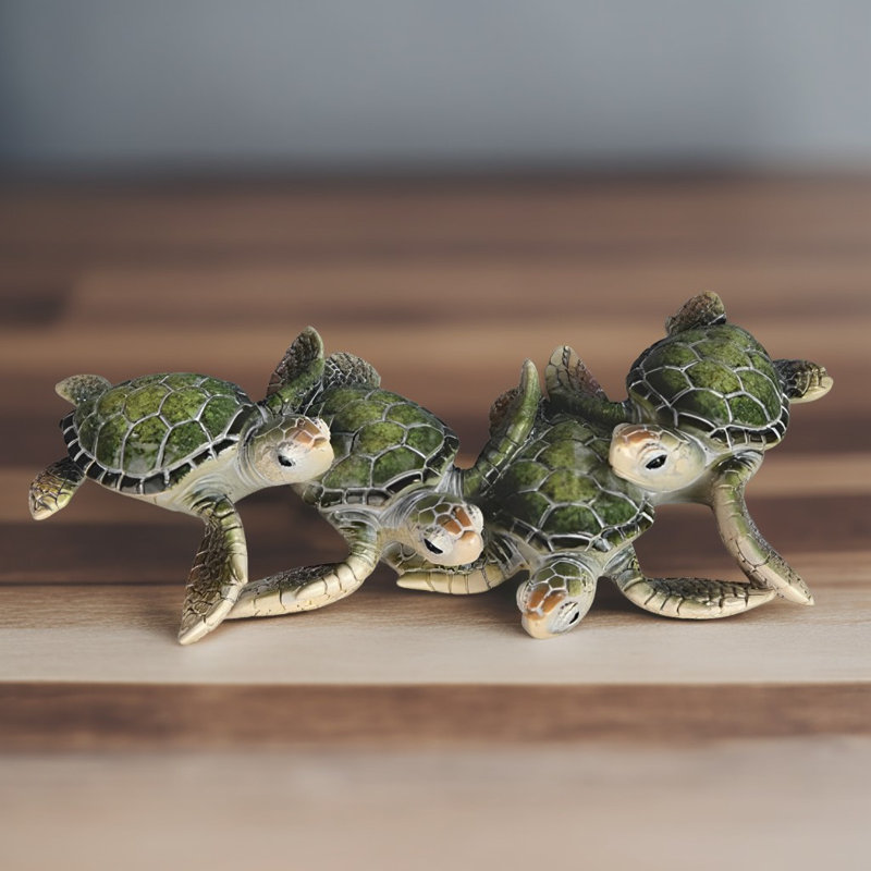 Figurine de tortue de mer l 6,25 po, Vert