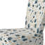 Motif floral bleu et blanc Essence