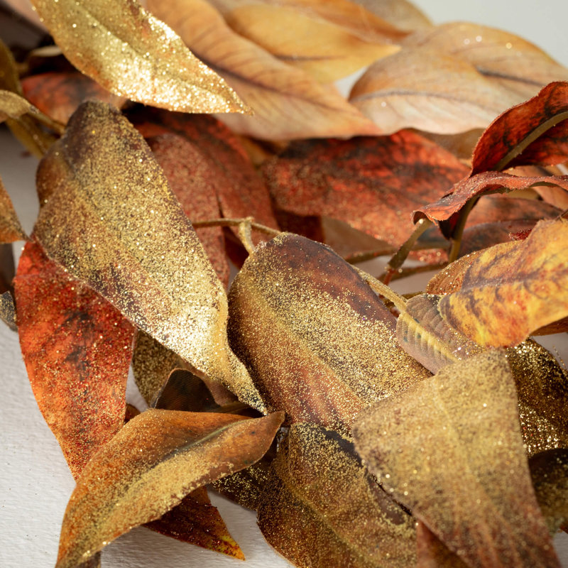 60" Artificial Eucalyptus Fall Garland Set of 3, Multicolor