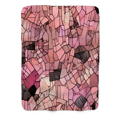 Shattered Pink - 1 Piece Premium Blanket
