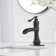 Single-Hole Single-handle Bathroom Faucet with Drain Assembly
