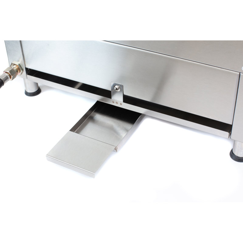 Mont Alpi Stainless Steel Portable Outdoor Gas Pizza Oven with Pizza Stone