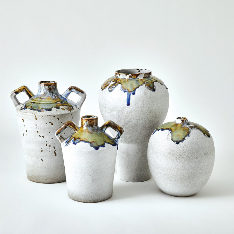 Ceramic / Porcelain Table Vase, Overall Height-  14"