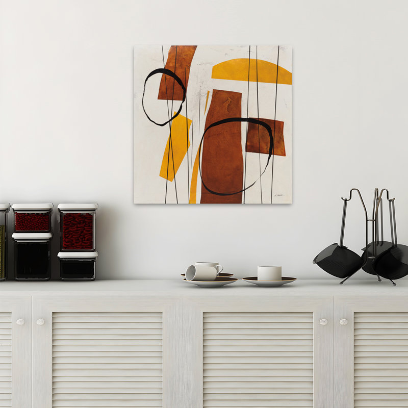 Ringleader Modern Abstract Art moderne, H 18 po x l 18 po
