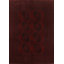 Tapis oriental rouge à motif géométrique 5 x 6