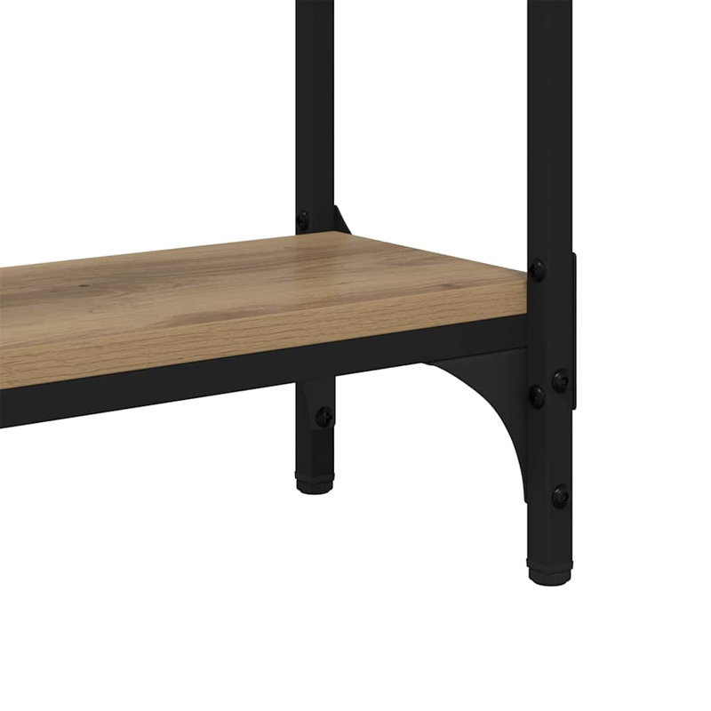 Console Table, 75cm H x 75cm W x 22.5cm D, Artisan Oak
