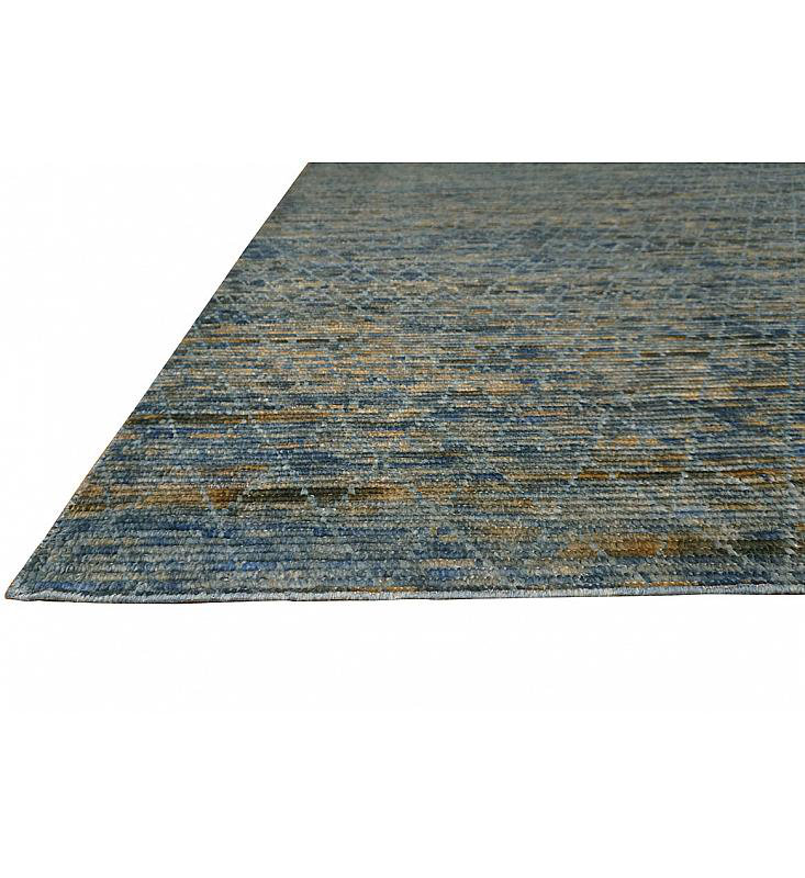 Mystique Hand Knotted Wool Geometric Area Rug, Rectangle 10' x 14'