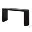 59.2-Inch Console Table, Curved Design Entryway Table Sofa Table With Unique Vertical Stripe Design & Sturdy Construction-610325926
