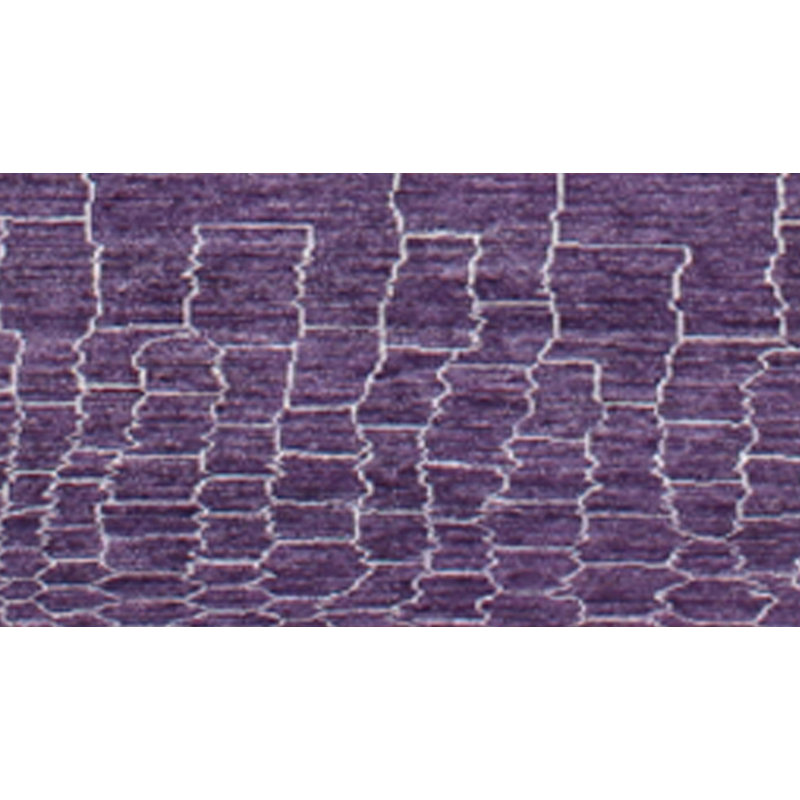 Geometric Hand Knotted 71cm X 388cm Area Rug