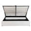 Upholstered Storage Bed With Adjustable Headboard, USB And LED PU-856694466-856694465