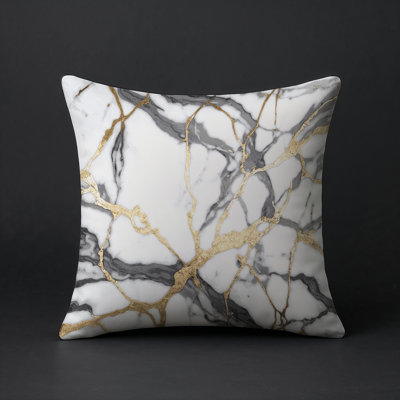 Modern Contemporary Indoor and Outdoor Throw Pillow