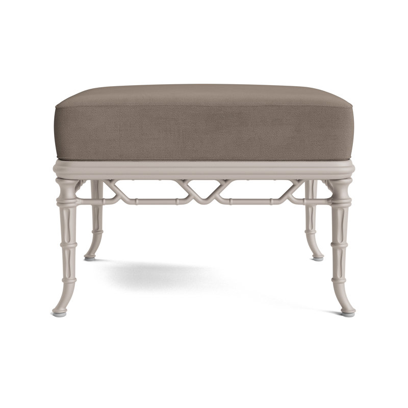 Calcutta Outdoor Ottoman, Fushion Neptune, Dove