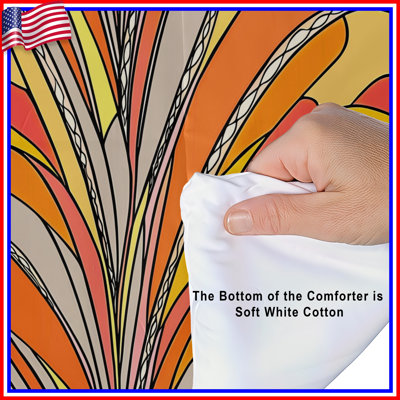 Abstract Bedding Art Comforter Contemporary
