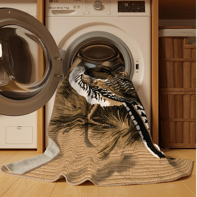  Tapis lavable épinette grouse, Rectangle 7 pi x 9 pi