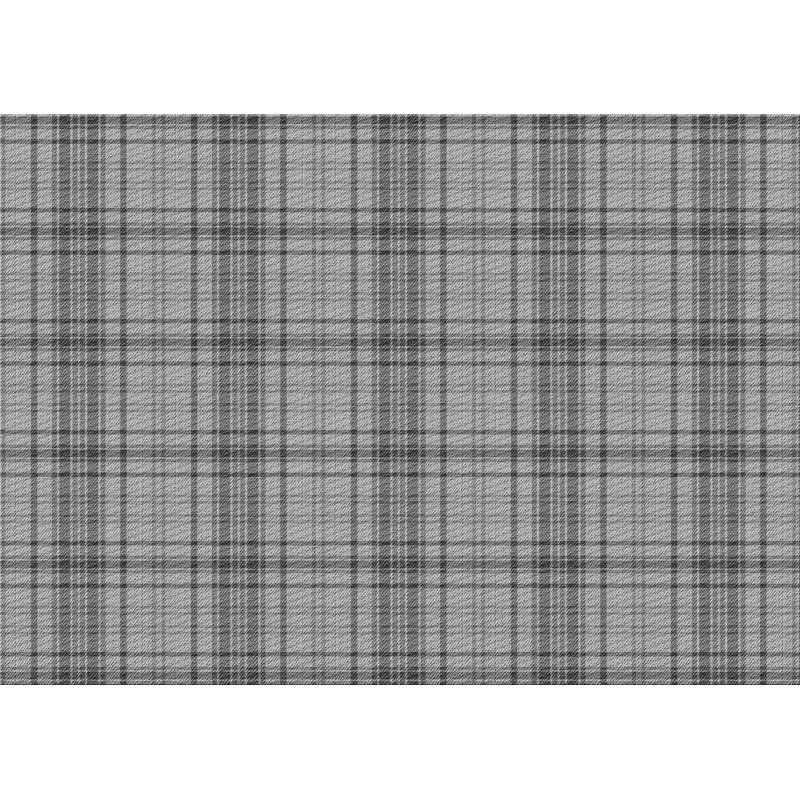 Tapis gris tissé à la machine, Tapis de couloir 2 pi x 5 pi