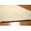 Tapis beige en laine noué à la main de conception unique 6 pi x 9 pi