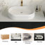 Meuble-lavabo moderne (avec meuble-lavabo et lavabo) avec rangement en bois