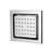 BathSelect Bolsena 20" Digital LED Chrome Ceiling Mount Mist Rainfall Shower System with 3 Jetted Body Sprays