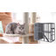 Outdoor Wooden Catio with 4 Tier Main House, Ramp, 77" x 37" x 69"