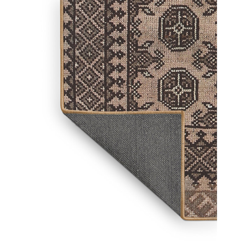 Tapis brun Southwestern, Rectangle 4 pi x 6 pi