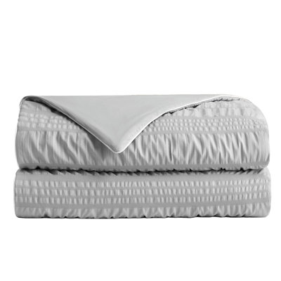 Lightweight Comforter Seersucker Summer Quilt Breathable Summer Blanket Cooling Comforter