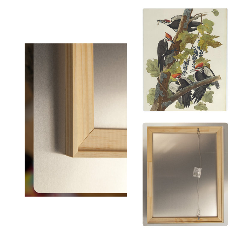 Pic pilonné (1826) - Portrait, art mural en métal, 24" H x 20" W
