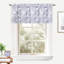 Cantonnière de cuisine sur mesure à motif floral occultant 52 po Zeledon-222446331