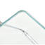 Chaise pliante transparente avec structure chromée et siège en acrylique, idéale pour une utilisation intérieure et extérieure